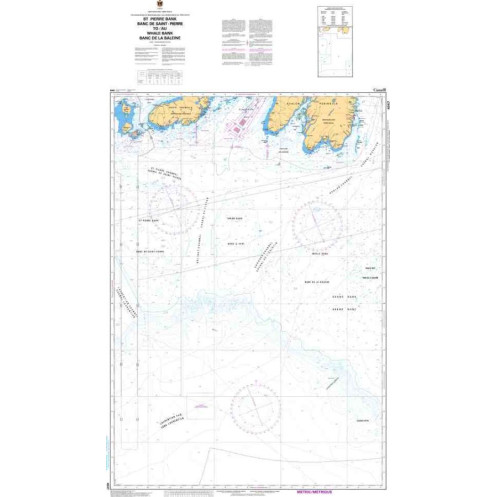 Service Hydrographique du Canada - 4047 - St. Pierre Bank / Banc de Saint-Pierre to / au Whale Bank / Banc de la Baleine