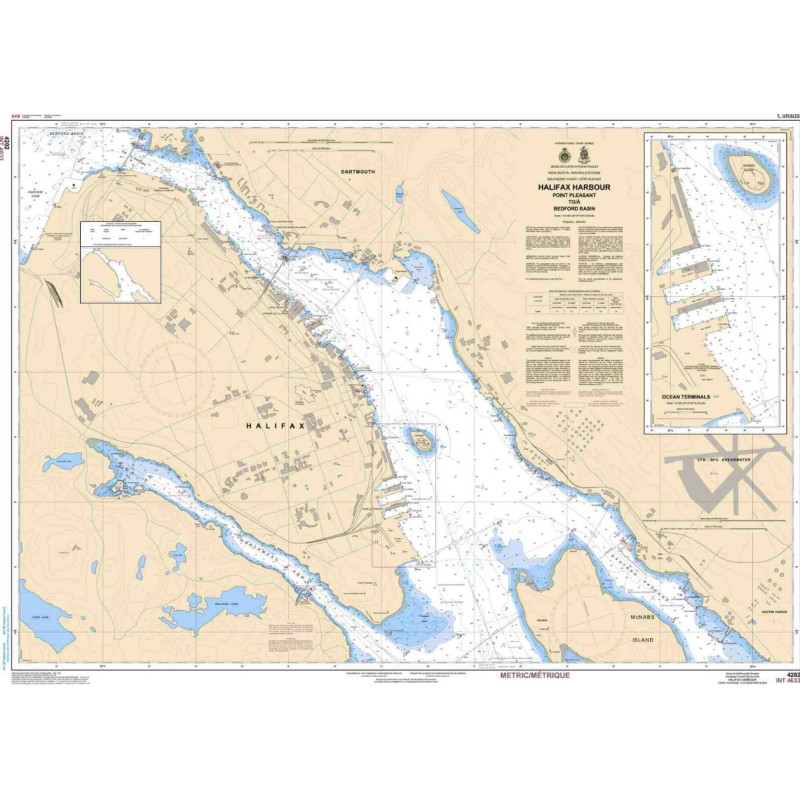 Service Hydrographique du Canada - 4202 - Halifax Harbour: Point Pleasant to / à Bedford Basin