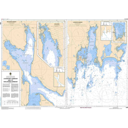 Service Hydrographique du Canada - 4209 - Lockeport Harbour and / et Shelburne Harbour