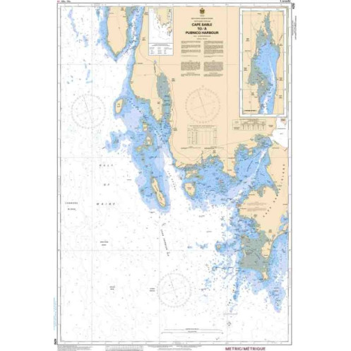 Service Hydrographique du Canada - 4210 - Cape Sable to / à Pubnico Harbour
