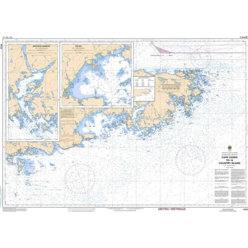 SHC - 4233 - nautical chart - Cape Canso to / à Country Island