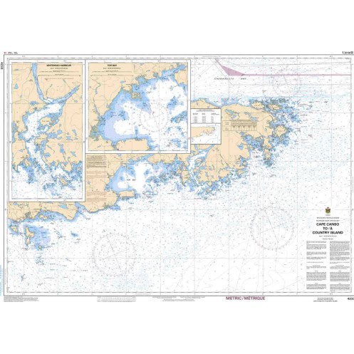 SHC - 4233 - nautical chart - Cape Canso to / à Country Island