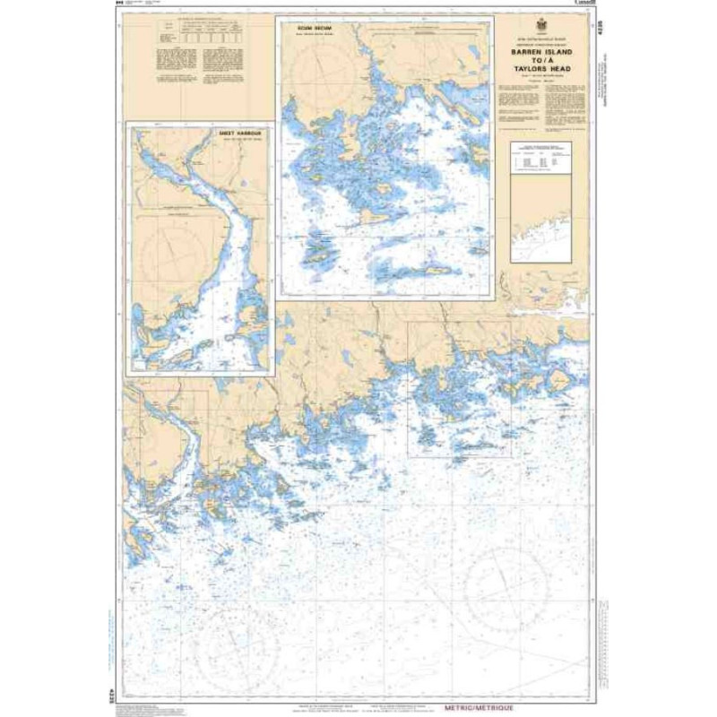 Service Hydrographique du Canada - 4235 - Barren Island to / à Taylors Head