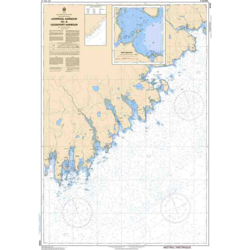 Service Hydrographique du Canada - 4240 - Liverpool Harbour to / à Lockeport Harbour