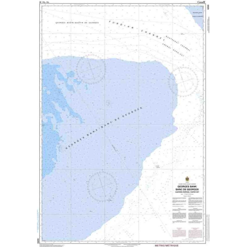 Service Hydrographique du Canada - 4255 - Georges Bank / Banc de Georges: Eastern Portion / Partie Est