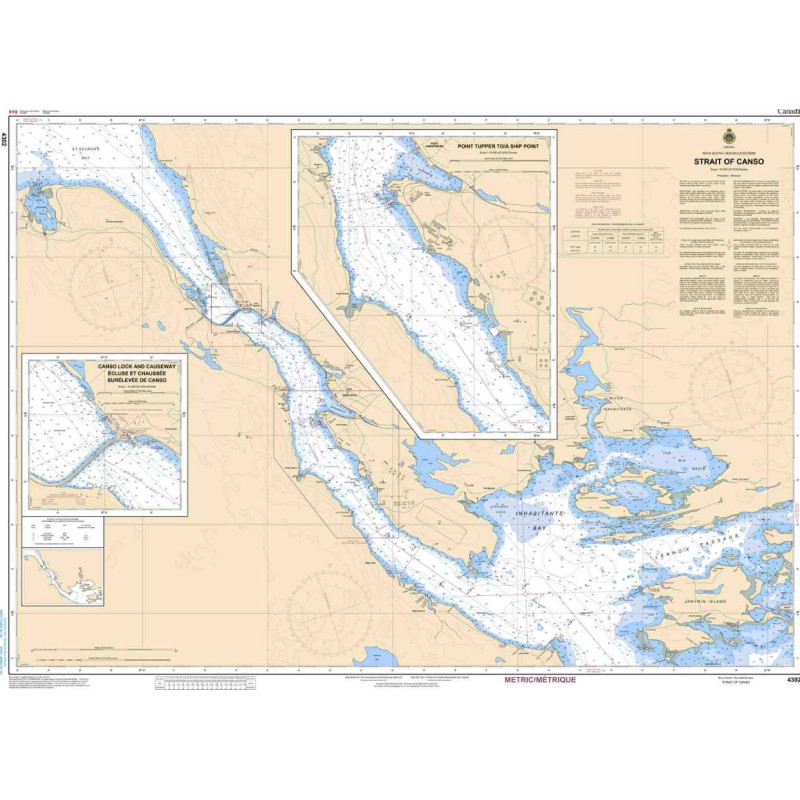 Service Hydrographique du Canada - 4302 - Strait of Canso