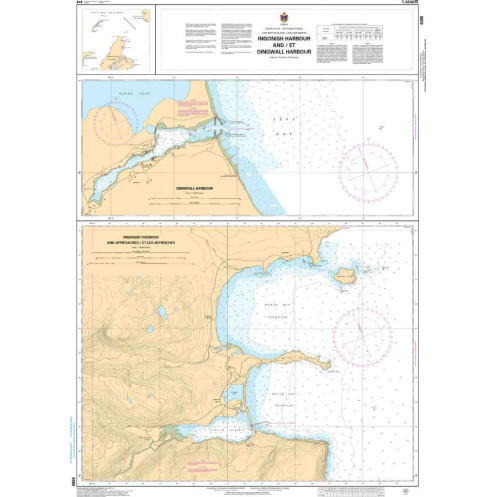Service Hydrographique du Canada - 4365 - Ingonish Harbour and / et Dingwall Harbour