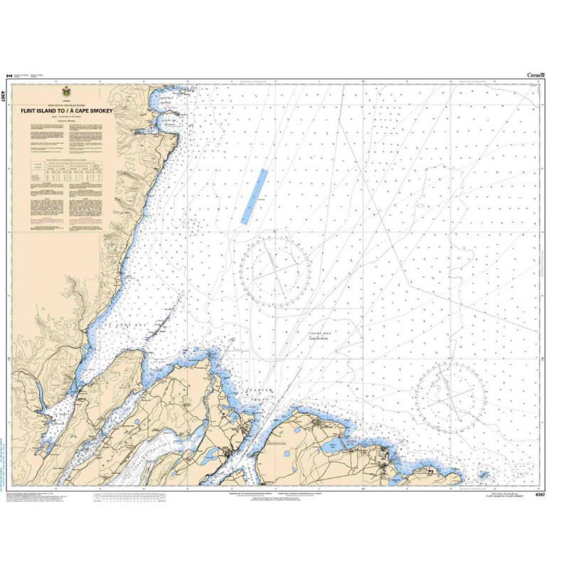 Service Hydrographique du Canada - 4367 - Flint Island to / à Cape Smokey