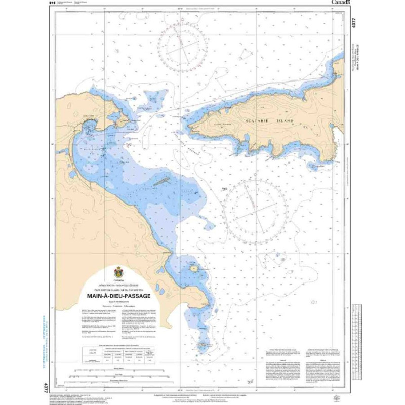 Service Hydrographique du Canada - 4377 - Main-à-Dieu Passage