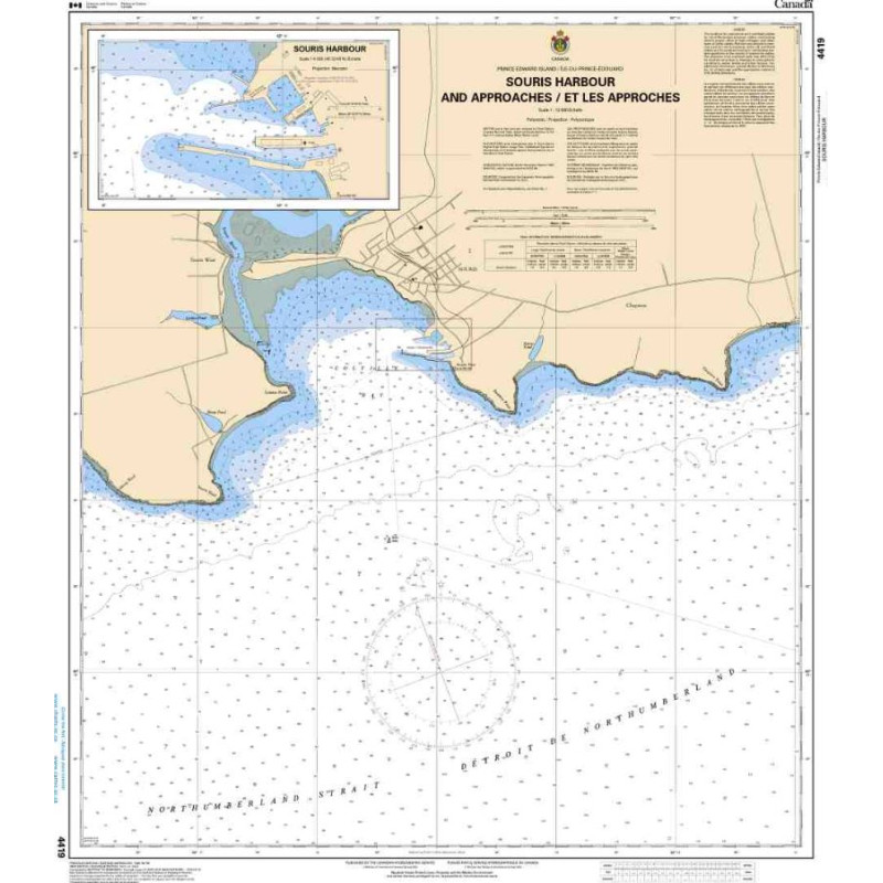 Service Hydrographique du Canada - 4419 - Souris Harbour and Approaches / et les approches