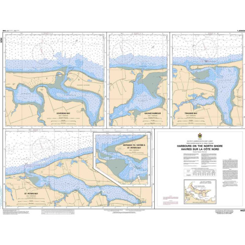 Service Hydrographique du Canada - 4425 - Harbours on the North Shore / Hâvres sur la Côte Nord Service Hydrographique du Canada - 4425 - Harbours on the North Shore / Hâvres sur la Côte Nord
