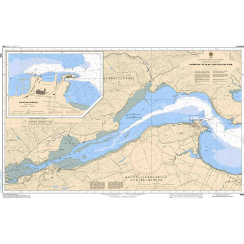 SHC - 4426 - carte marine - Rivière Ristigouche / Restigouche River