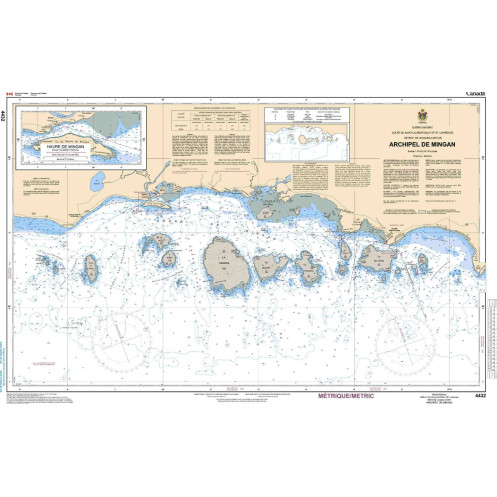 SHC - 4432 - nautical chart - Mingan Archipelago