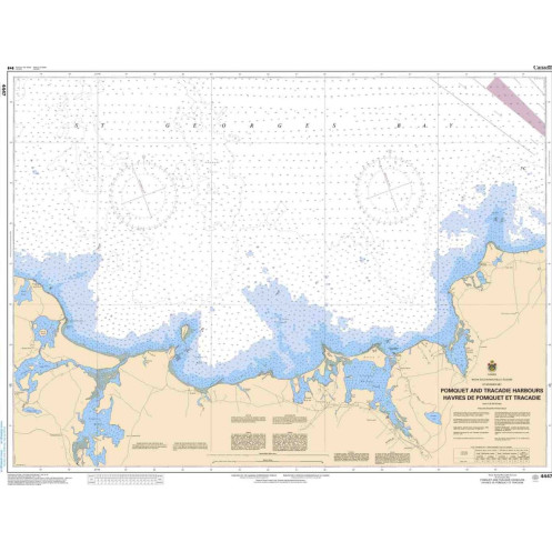 Service Hydrographique du Canada - 4447 - Pomquet and Tracadie Harbours / Havres de Pomquet et Tracadie