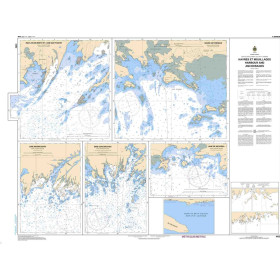 Service Hydrographique du Canada - 4452 - Havres et Mouillages - Harbours and Anchorages - Côte-Nord/North Shore