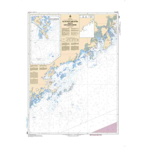 Service Hydrographique du Canada - 4468 - Île du Petit Mécatina aux/to Îles Sainte-Marie