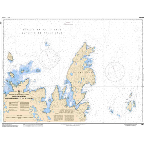 Service Hydrographique du Canada - 4512 - Quirpon Harbour and Approaches / et les approches Service Hydrographique du Canada - 4512 - Quirpon Harbour and Approaches / et les approches