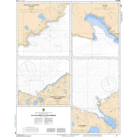 Service Hydrographique du Canada - 4522 - Tilt Cove and / et La Scie Harbour