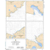 Service Hydrographique du Canada - 4522 - Tilt Cove and / et La Scie Harbour