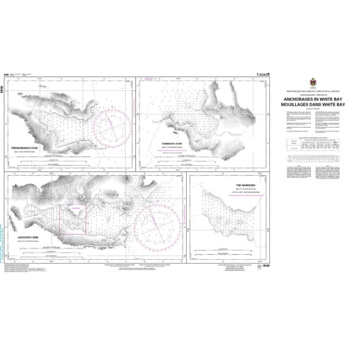 Service Hydrographique du Canada - 4540 - Anchorages in White Bay / Mouillages dans White Bay Service Hydrographique du Canada - 4540 - Anchorages in White Bay / Mouillages dans White Bay