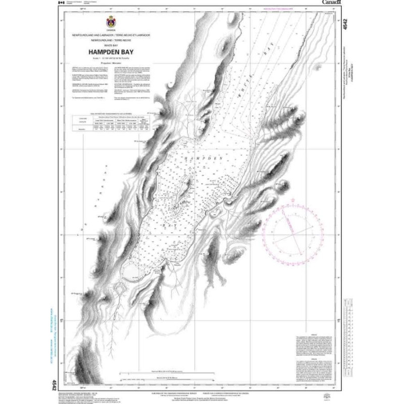 Service Hydrographique du Canada - 4542 - Hampden Bay