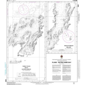 Service Hydrographique du Canada - 4582 - Plans - Notre Dame Bay