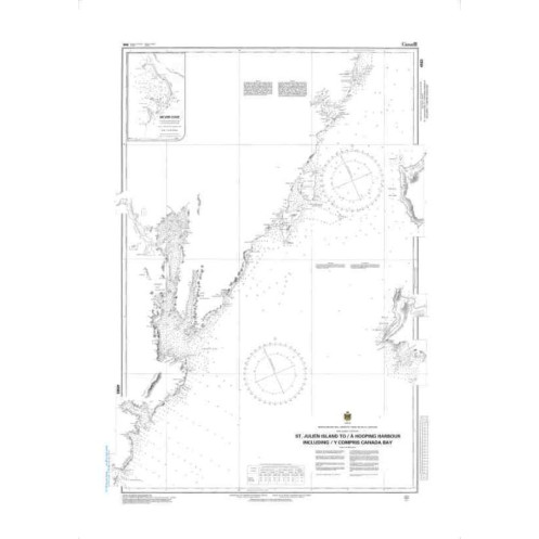 Service Hydrographique du Canada - 4583 - St. Julien Island to / à Hooping Harbour including / y compris Canada Bay Service Hydrographique du Canada - 4583 - St. Julien Island to / à Hooping Harbour including / y compris Canada Bay