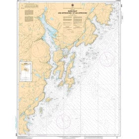Service Hydrographique du Canada - 4616 - Burin Harbours and Approches / et les approches