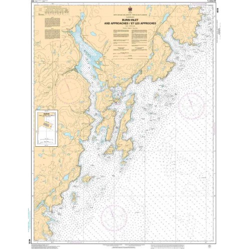 Service Hydrographique du Canada - 4616 - Burin Harbours and Approches / et les approches