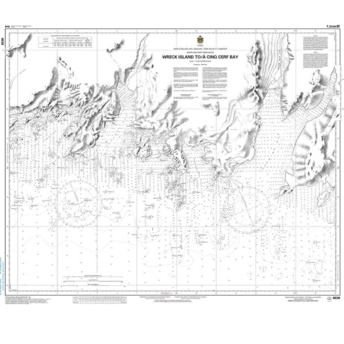 Service Hydrographique du Canada - 4638 - Wreck Island to / à Cinq Cerf Bay
