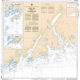Service Hydrographique du Canada - 4639 - Garia Bay and / et Le Moine Bay