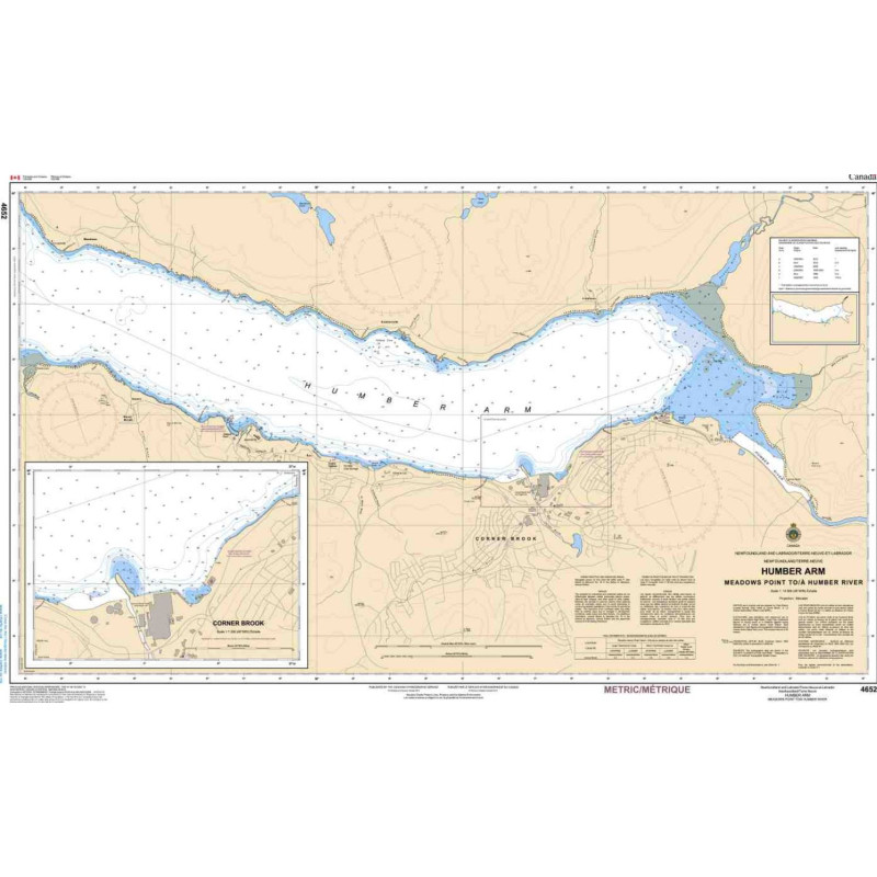 Service Hydrographique du Canada - 4652 - Humber Arm: Meadows Point to / à Humber River