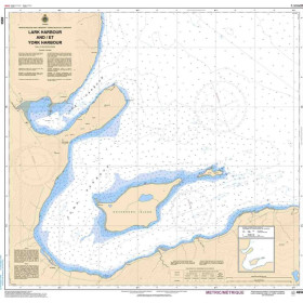 Service Hydrographique du Canada - 4654 - Lark Harbour and / et York Harbour