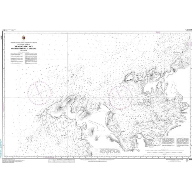 Service Hydrographique du Canada - 4665 - St. Margaret Bay and Approaches / et les approches