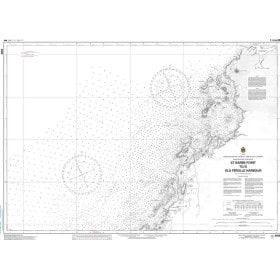 Service Hydrographique du Canada - 4666 - St Barbe Point to / à Old Férolle Harbour