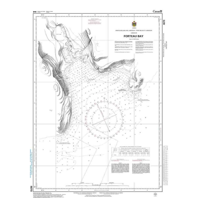Service Hydrographique du Canada - 4670 - Forteau Bay
