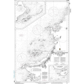 Service Hydrographique du Canada - 4680 - Hawkes Bay to / à Ste Geneviève Bay including / y compris St. John Bay