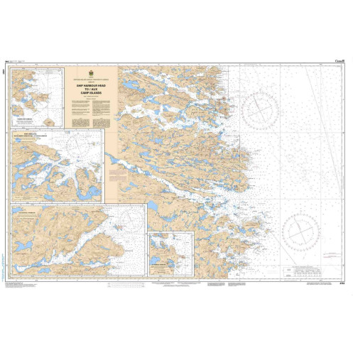 SHC - 4701 - nautical chart - Ship Harbor Head to / aux Camp Islands