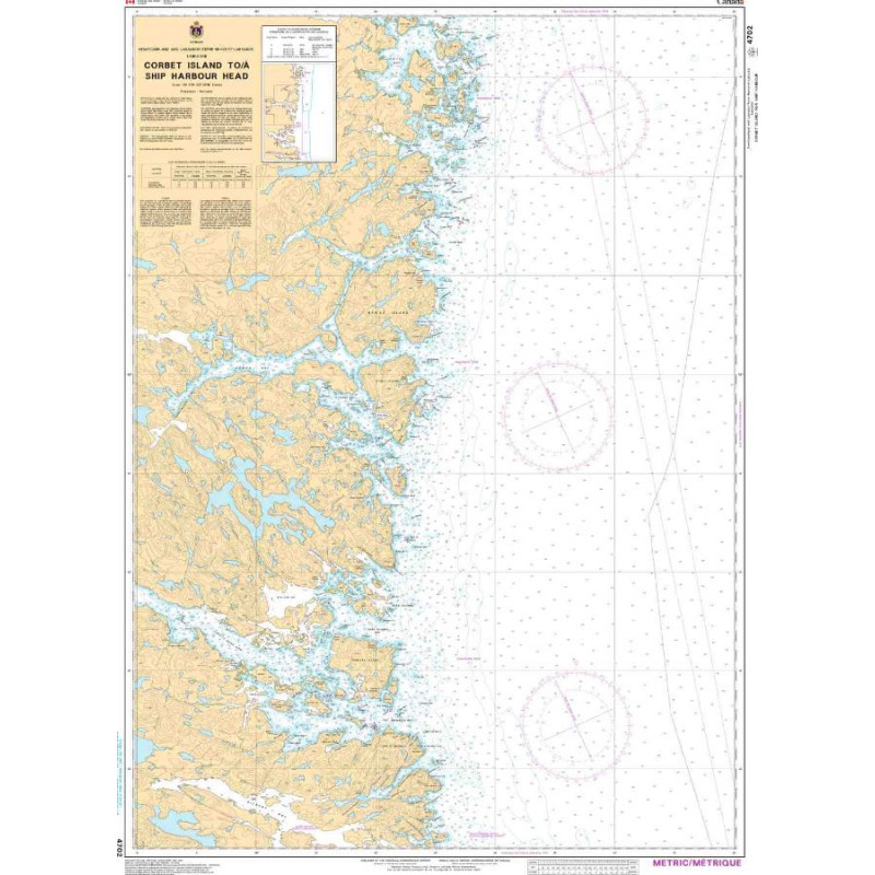 SHC - 4702 - nautical chart - Corbett Island to / à Ship Harbor Head
