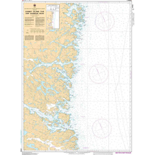 SHC - 4702 - nautical chart - Corbett Island to / à Ship Harbor Head