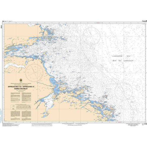 Service Hydrographique du Canada - 4732 - Approaches to / Approches à Hamilton Inlet Service Hydrographique du Canada - 4732 - Approaches to / Approches à Hamilton Inlet