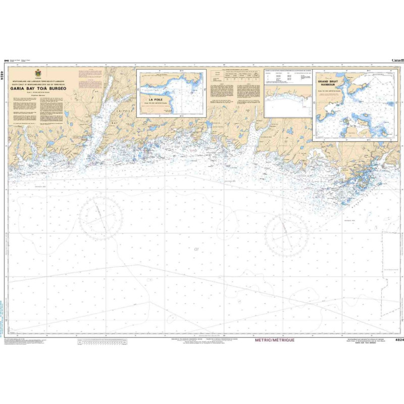 Service Hydrographique du Canada - 4824 - Garia Bay to / à Burgeo