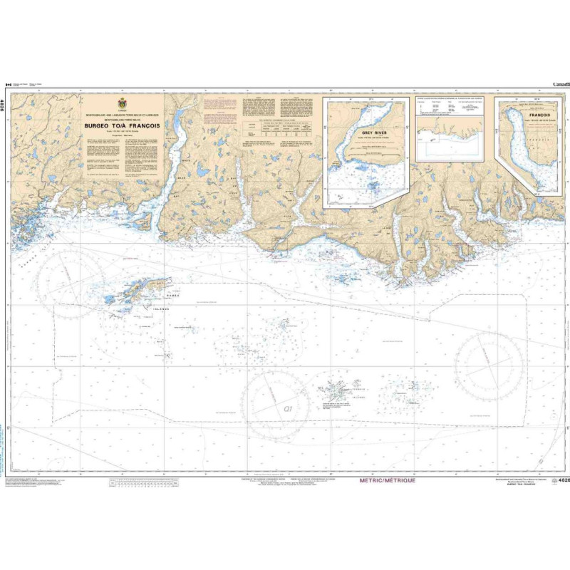 Service Hydrographique du Canada - 4826 - Burgeo to / à François