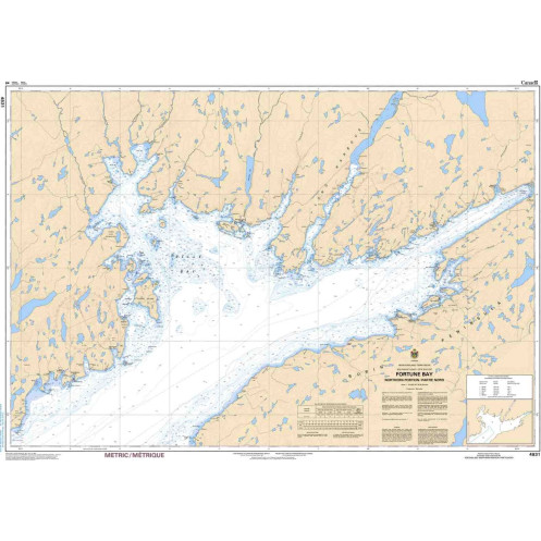 Service Hydrographique du Canada - 4831 - Fortune Bay: Northern Portion / Partie Nord Service Hydrographique du Canada - 4831 - Fortune Bay: Northern Portion / Partie Nord