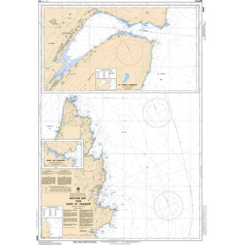 Service Hydrographique du Canada - 4846 - Motion Bay to / à Cape St Francis Service Hydrographique du Canada - 4846 - Motion Bay to / à Cape St Francis
