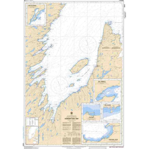 SHC - 4847 - carte marine - Conception Bay
