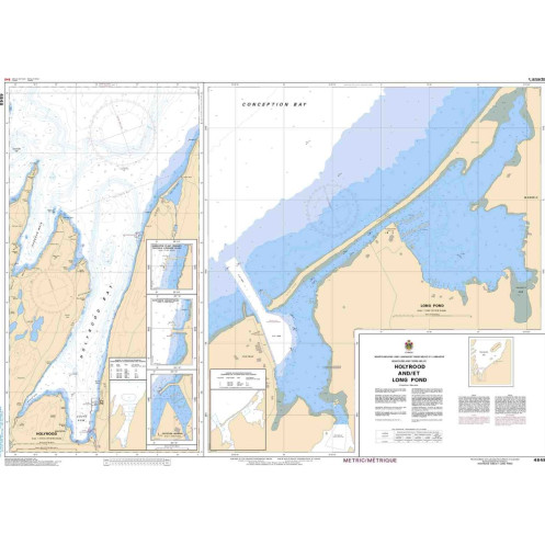Service Hydrographique du Canada - 4848 - Holyrood and / et Long Pond Service Hydrographique du Canada - 4848 - Holyrood and / et Long Pond