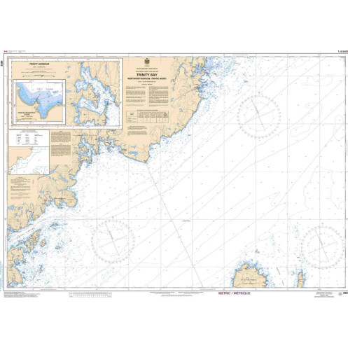 Service Hydrographique du Canada - 4853 - Trinity Bay: Northern Portion / Partie Nord