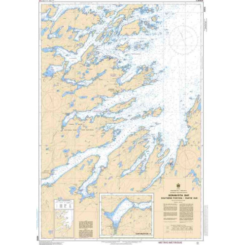 Service Hydrographique du Canada - 4855 - Bonavista Bay: Southern Portion / Partie sud