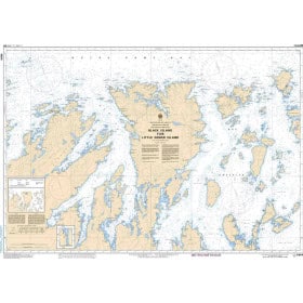 Service Hydrographique du Canada - 4864 - Black Island to / à Little Denier Island